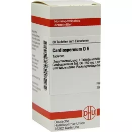 CARDIOSPERMUM D 6 tabliet, 80 kapsúl