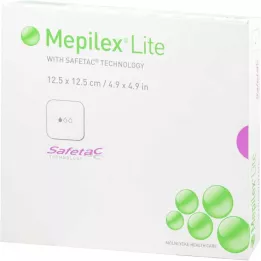 MEPILEX Penový obväz Lite 12,5x12,5 cm sterilný, 5 ks