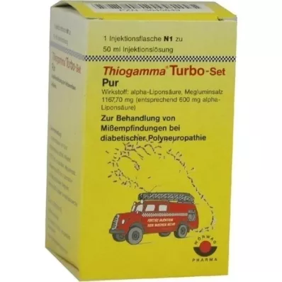 THIOGAMMA Injekčné fľaše Turbo Set Pure, 50 ml