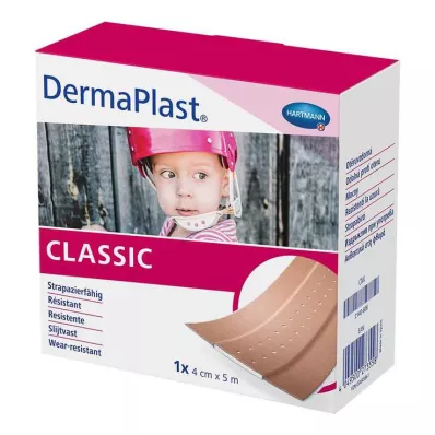 Dermaplast Klasická omietka 4 cm x 5 m, 1 kus Dermaplast Klasická omietka 4 cm x 5 m, 1 kus