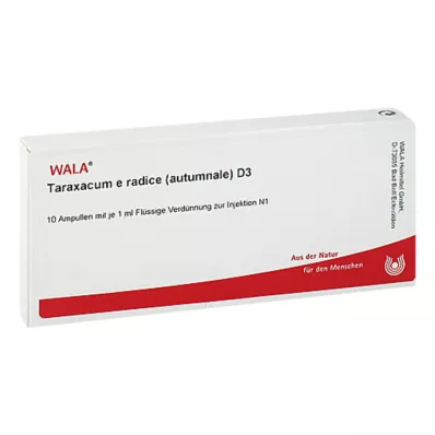 TARAXACUM E Rad.autumnale D 3 ampulky, 10X1 ml TARAXACUM E Rad.autumnale D 3 ampulky, 10X1 ml