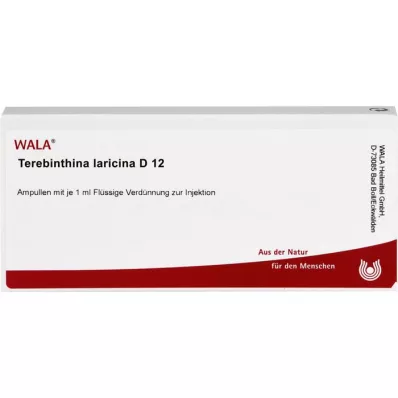 TEREBINTHINA LARICINA D 12 ampuliek, 10X1 ml