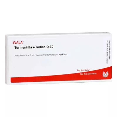 TORMENTILLA E radice D 30 ampuliek, 10X1 ml TORMENTILLA E radice D 30 ampuliek, 10X1 ml