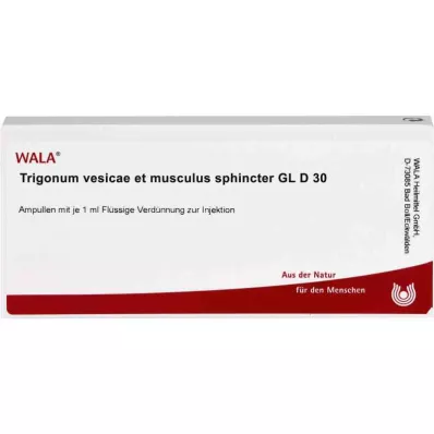TRIGONUM vesicae et Musculus sphinc.GL D 30 amp, 10X1 ml TRIGONUM vesicae et Musculus sphinc.GL D 30 amp, 10X1 ml