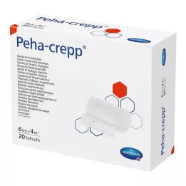 PEHA CREPP Fixačný obväz 6 cmx4 m, 20 ks