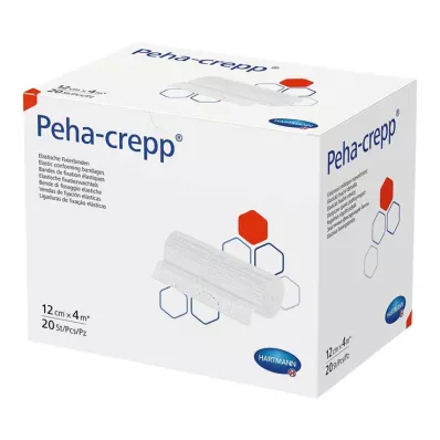 Peha Crepp fixačný obväz 12 cm x 4 m, 20 ks Peha Crepp fixačný obväz 12 cm x 4 m, 20 ks