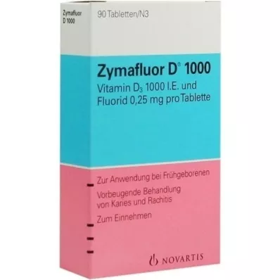 ZYMAFLUOR D 1 000 tabliet, 90 kapsúl