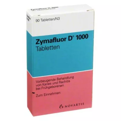 ZYMAFLUOR D 1 000 tabliet, 90 kapsúl