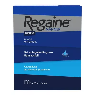 REGAINE Pánsky roztok, 3x60 ml REGAINE Pánsky roztok, 3x60 ml