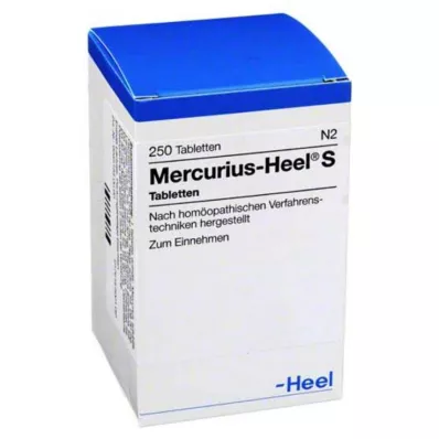 MERCURIUS HEEL S tablety, 250 ks MERCURIUS HEEL S tablety, 250 ks
