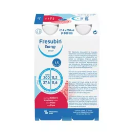 FRESUBIN ENERGY DRINK Jahodová fľaša na pitie 6X4X200 ml