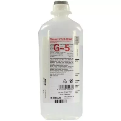 GLUCOSE 5% B.Braun Ecoflac Plus, 500 ml