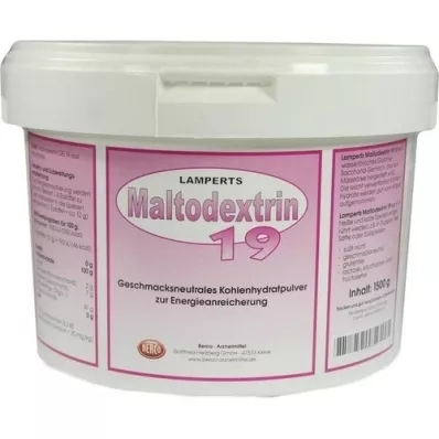 MALTODEXTRIN 19 Lampertov prášok, 1500 g