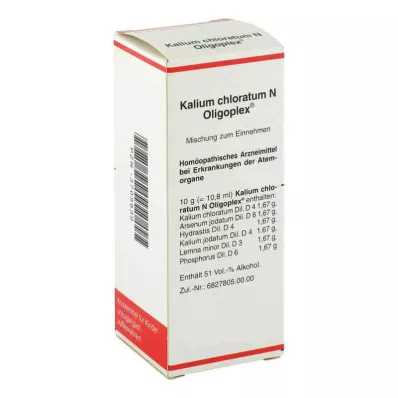 KALIUM CHLORATUM N Oligoplex Liquidum, 50 ml KALIUM CHLORATUM N Oligoplex Liquidum, 50 ml