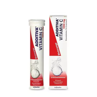 ADDITIVA Šumivé tablety s vitamínom C Blood Orange, 20 kapsúl ADDITIVA Šumivé tablety s vitamínom C Blood Orange, 20 kapsúl