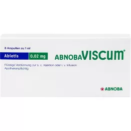 ABNOBAVISCUM Abietis 0,02 mg ampulky, 8 ks