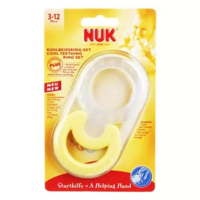 NUK Súprava chladiacich krúžkov na prerezávanie zubov, 2 ks