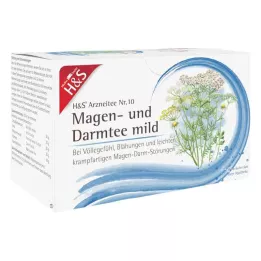 H&amp;S Žalúdočný a črevný čaj jemné filtračné vrecko, 20X2,0 g