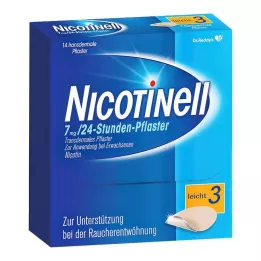 NICOTINELL 7 mg/24-hodinová náplasť 17,5 mg, 14 ks