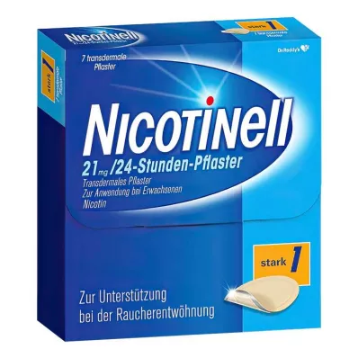 NICOTINELL 21 mg/24-hodinová náplasť 52,5 mg, 7 ks