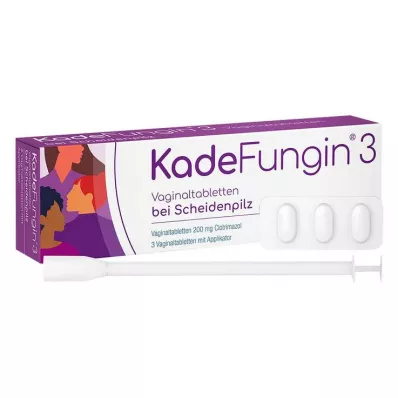 KADEFUNGIN 3 vaginálne tablety, 3 ks KADEFUNGIN 3 vaginálne tablety, 3 ks