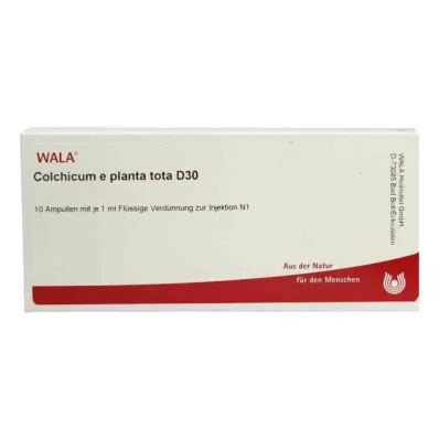 COLCHICUM E planta tota D 30 ampuliek, 10X1 ml COLCHICUM E planta tota D 30 ampuliek, 10X1 ml