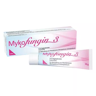 MYKOFUNGIN 3 Vaginálny krém 2%, 20 g MYKOFUNGIN 3 Vaginálny krém 2%, 20 g