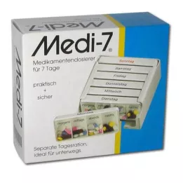 MEDI 7 dávok liekov na 7 dní biela, 1 ks