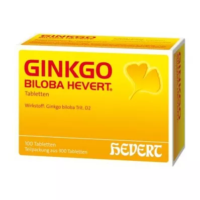 GINKGO BILOBA HEVERT Tablety, 300 ks