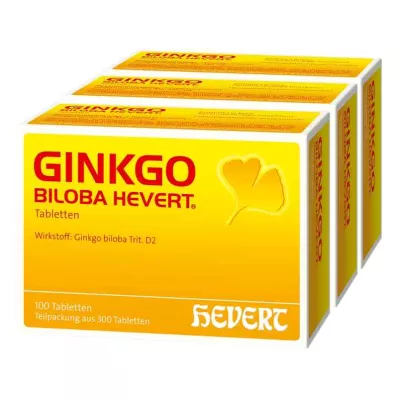 GINKGO BILOBA HEVERT Tablety, 300 ks