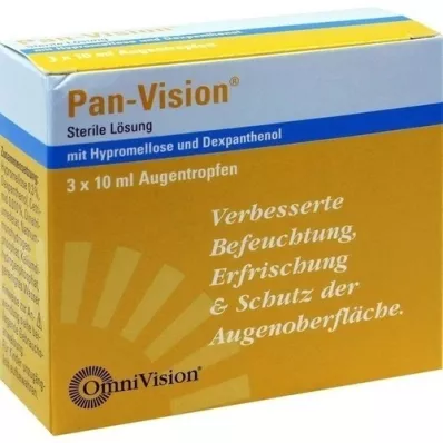 PAN-VISION Očné kvapky, 3X10 ml