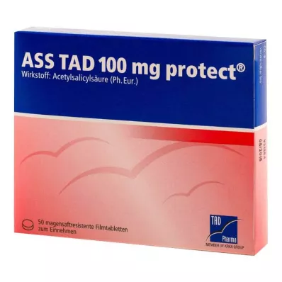 ASS TAD 100 mg ochranné filmom obalené tablety, 50 ks ASS TAD 100 mg ochranné filmom obalené tablety, 50 ks