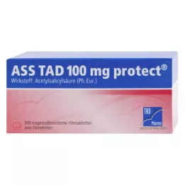 ASS TAD 100 mg ochranné filmom obalené tablety, 100 ks