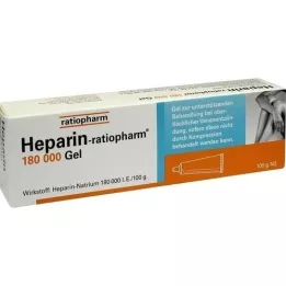 HEPARIN-RATIOPHARM 180 000 I.U. gél, 100 g