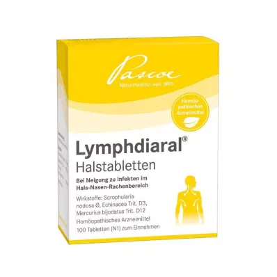 Lymfdiarálne pastilky do krku, 100 ks Lymfdiarálne pastilky do krku, 100 ks