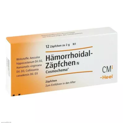 HÄMORRHOIDAL Čapík N Cosmochema, 12 ks