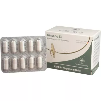 GINSENG SL Tvrdé kapsule, 50 ks