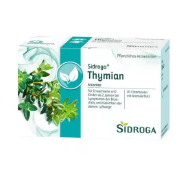 SIDROGA Tymiánové filtračné vrecko, 20X1,6 g