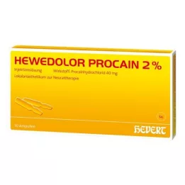 HEWEDOLOR Prokaín 2% ampulky, 10 ks