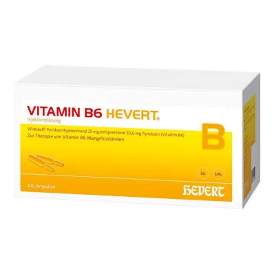 VITAMIN B6 HEVERT Ampulky, 100X2 ml