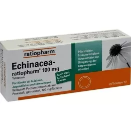 ECHINACEA-RATIOPHARM 100 mg tablety, 20 ks