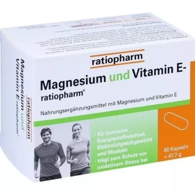 MAGNESIUM UND VITAMIN E-ratiopharm Kapsule, 60 kapsúl