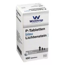 P TABLETTEN modrá 8 mm rozstup, 100 ks