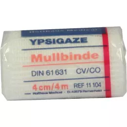 YPSIGAZE Gázový obväz 4 cmx4 m, 1 ks