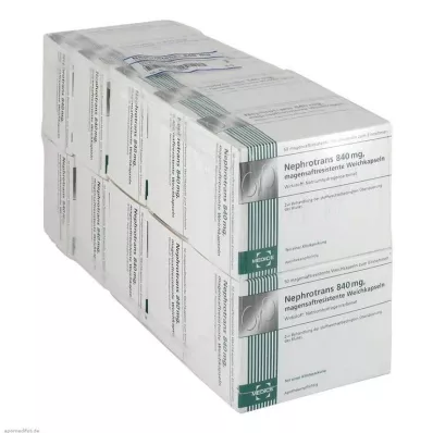 NEPHROTRANS 840 mg enterálne obalené kapsuly, 500 ks NEPHROTRANS 840 mg enterálne obalené kapsuly, 500 ks