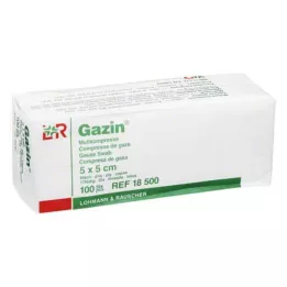 GAZIN Gáza komp. 5x5 cm nesterilná 8x Op, 100 ks