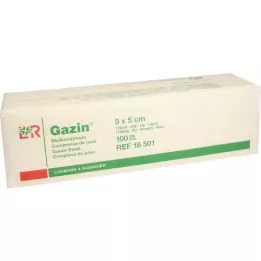GAZIN Gáza komp. 5x5 cm nesterilná 12x op, 100 ks