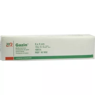 GAZIN Gáza komp. 5x5 cm nesterilná 16x op, 100 ks