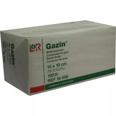 GAZIN Gáza komp. 10x10 cm nesterilná 16x op, 100 ks