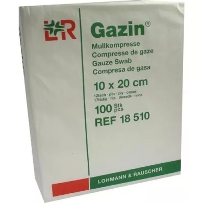 GAZIN Gáza 10x20 cm nesterilná 12x op, 100 ks
